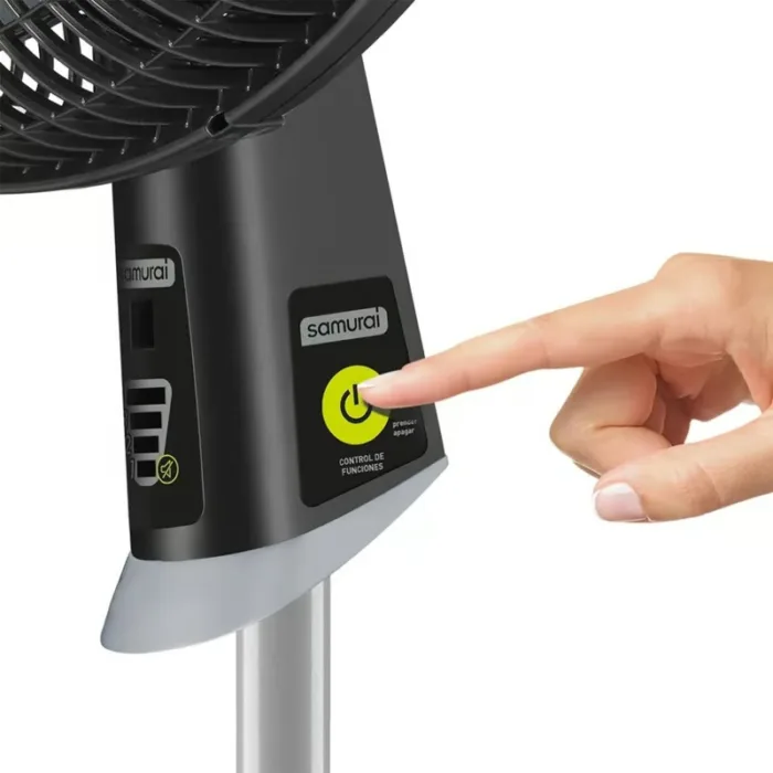 Ventilador Samurai De Pedestal Silence Force Con Control Remoto